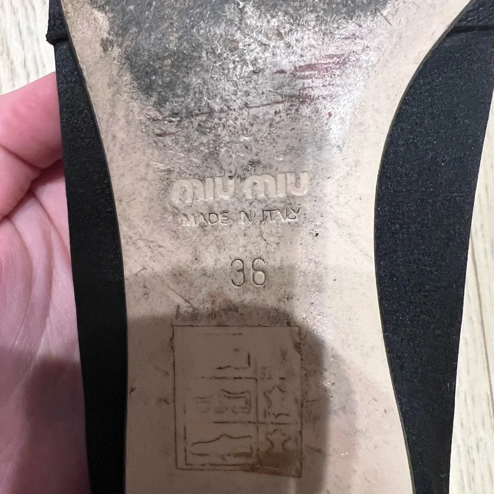 Miu Miu Women’s Flat Size 36 - Picture 3 of 6
